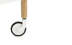 - Block Table - Hvid med ben i Eg^Normann Copenhagen Hot