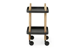 - Block Table - Sort med ben i Eg^Normann Copenhagen Hot