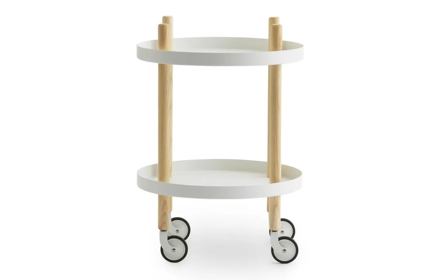 - Block Table Ø45 cm - Hvid med ben i EG*Normann Copenhagen Online