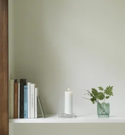 - Bloklys - Lys Grøn - H20 x Ø7 cm*Normann Copenhagen Best