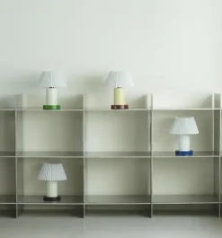 - Cellu - Bordlampe - Hvid med brun bund^Normann Copenhagen Online