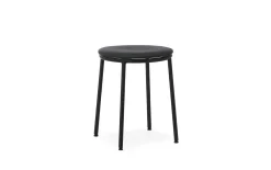 - Circa Stool 45 cm Uph. Black Steel^Normann Copenhagen Clearance