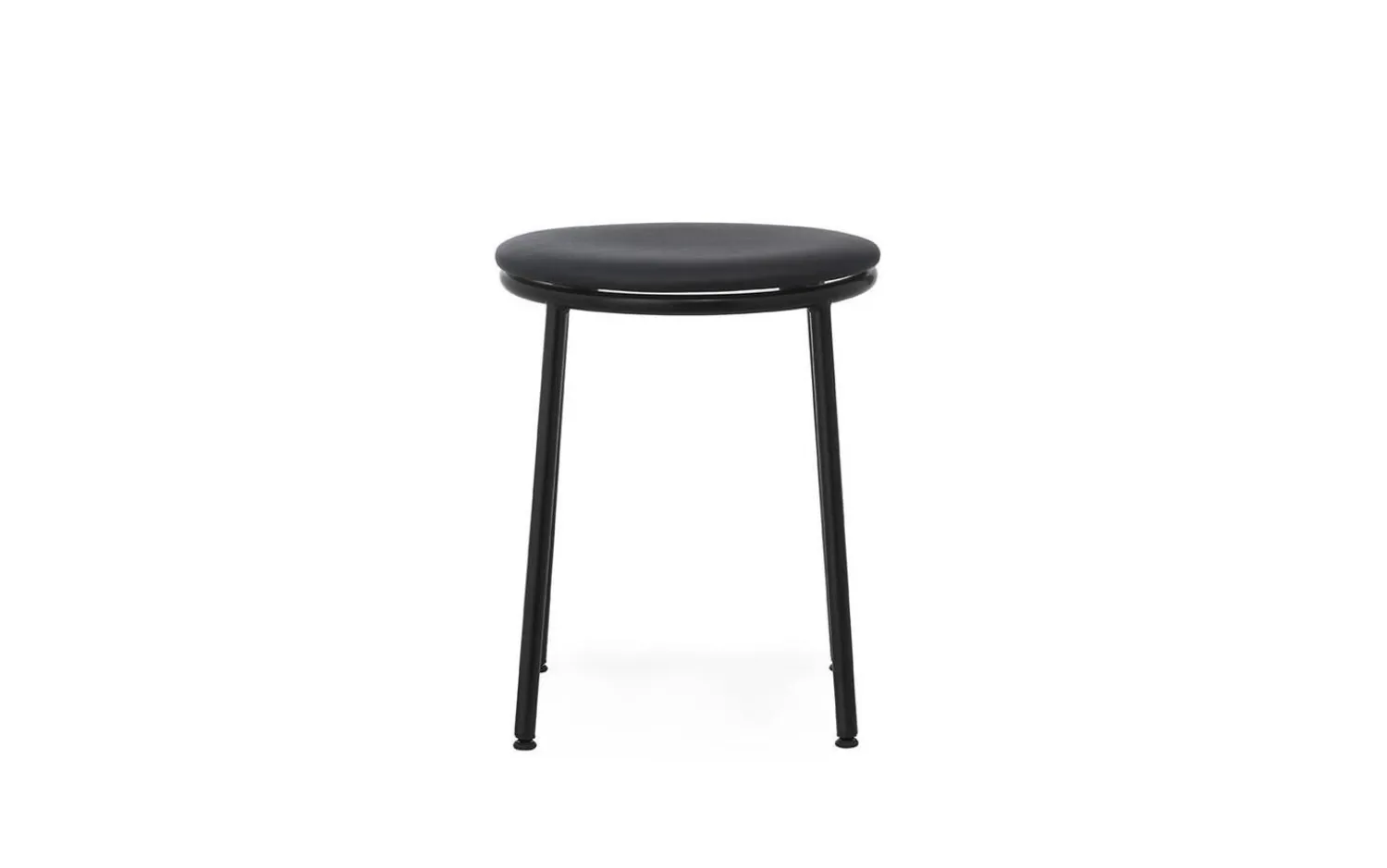 - Circa Stool 45 cm Uph. Black Steel^Normann Copenhagen Clearance