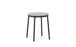 - Circa Stool 45 cm Uph. Black Steel*Normann Copenhagen Sale