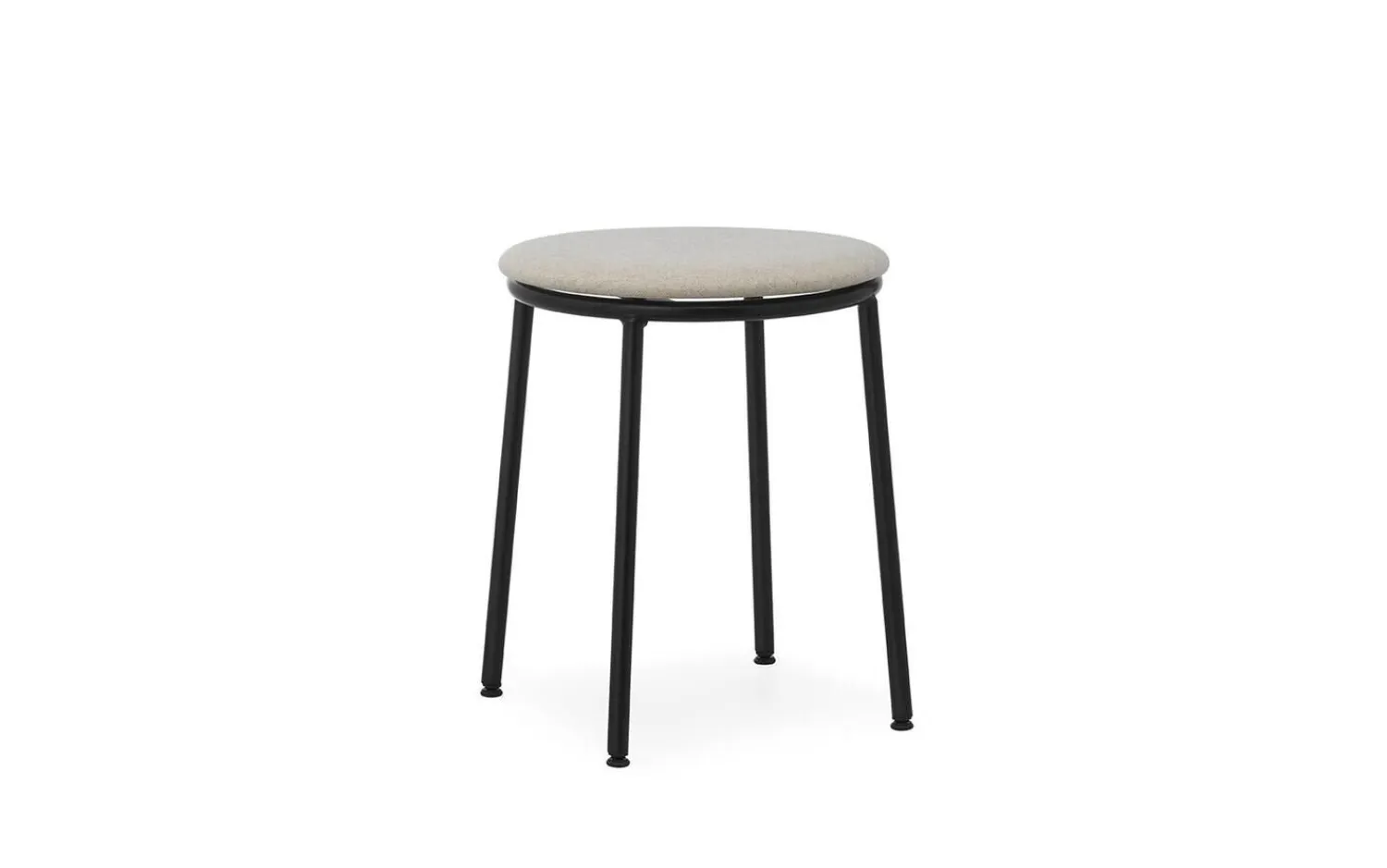 - Circa Stool 45 cm Uph. Black Steel*Normann Copenhagen Sale