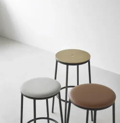 - Circa Barstool 65 cm Uph. Black Steel*Normann Copenhagen Discount