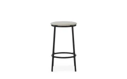 - Circa Barstool 65 cm Uph. Black Steel*Normann Copenhagen Outlet