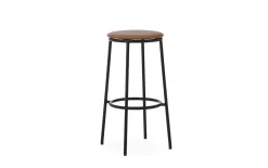 - Circa Barstool 75 cm Uph. Black Steel^Normann Copenhagen Best