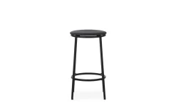- Circa Barstool 65 cm Uph. Black Steel^Normann Copenhagen