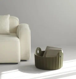 - Colu Basket Burgundy^Normann Copenhagen