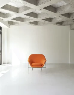 - Drape Lounge Chair Low Grey Steel*Normann Copenhagen Hot