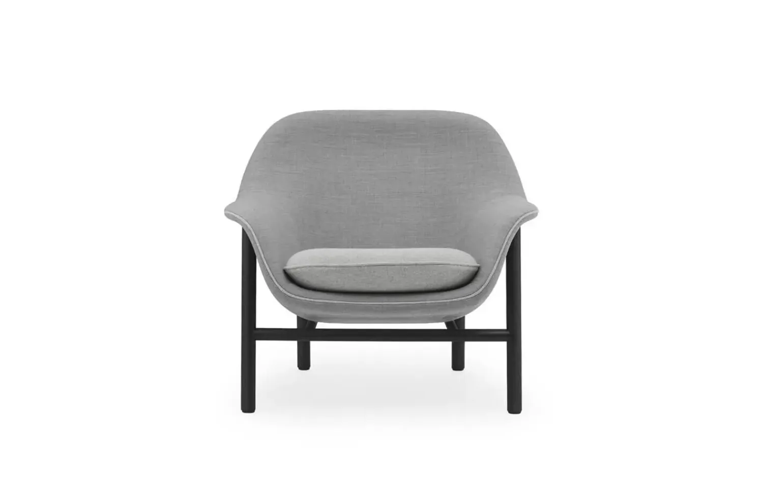 - Drape Lounge Chair Low Black Oak^Normann Copenhagen Discount
