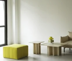 - Edge Coffee Table Large - Travertine^Normann Copenhagen