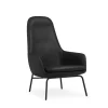 - Era Lounge Chair High Black Steel*Normann Copenhagen Clearance