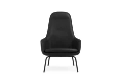 - Era Lounge Chair High Black Steel*Normann Copenhagen Clearance
