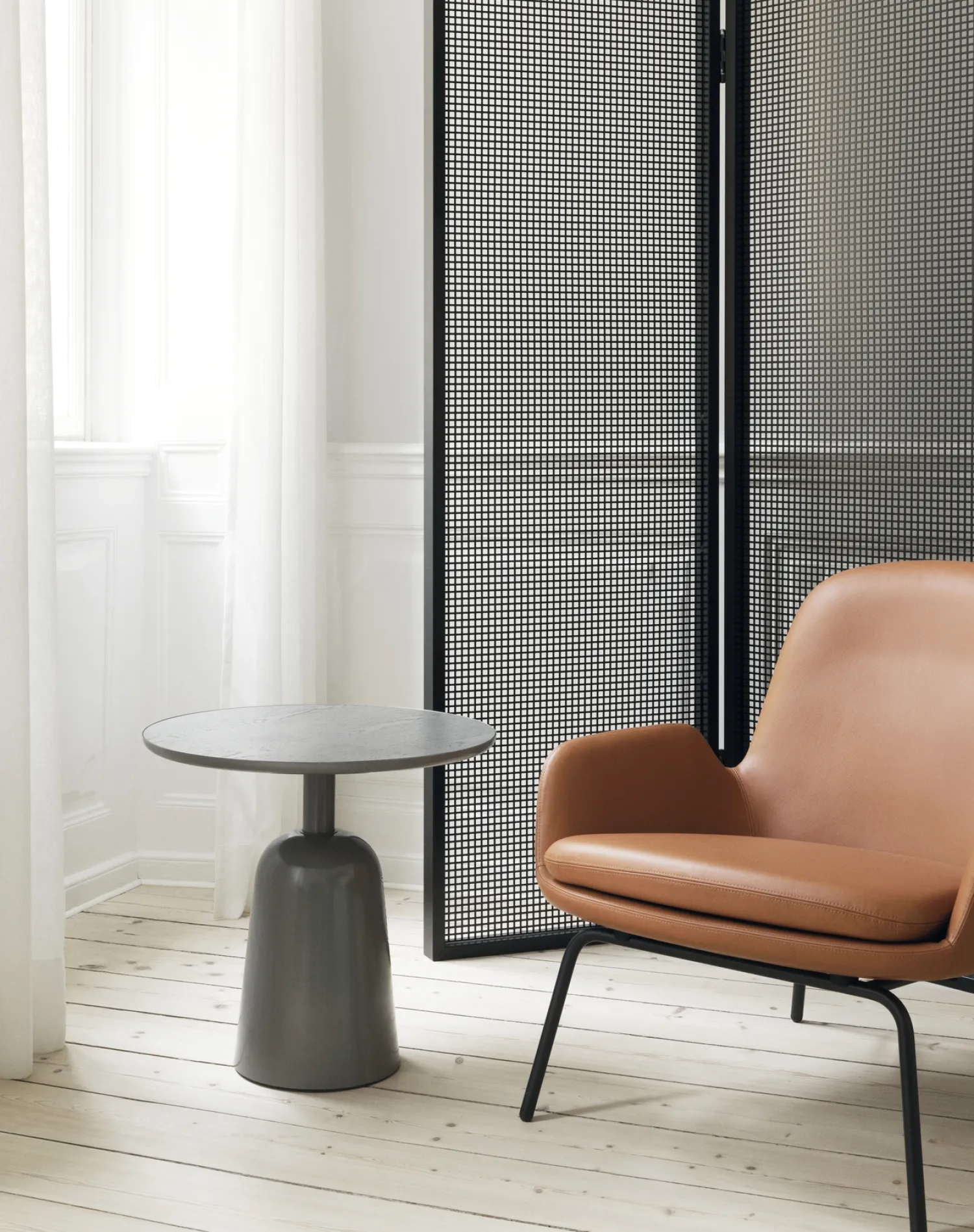 - Era Lounge Chair Low Black Steel*Normann Copenhagen Clearance