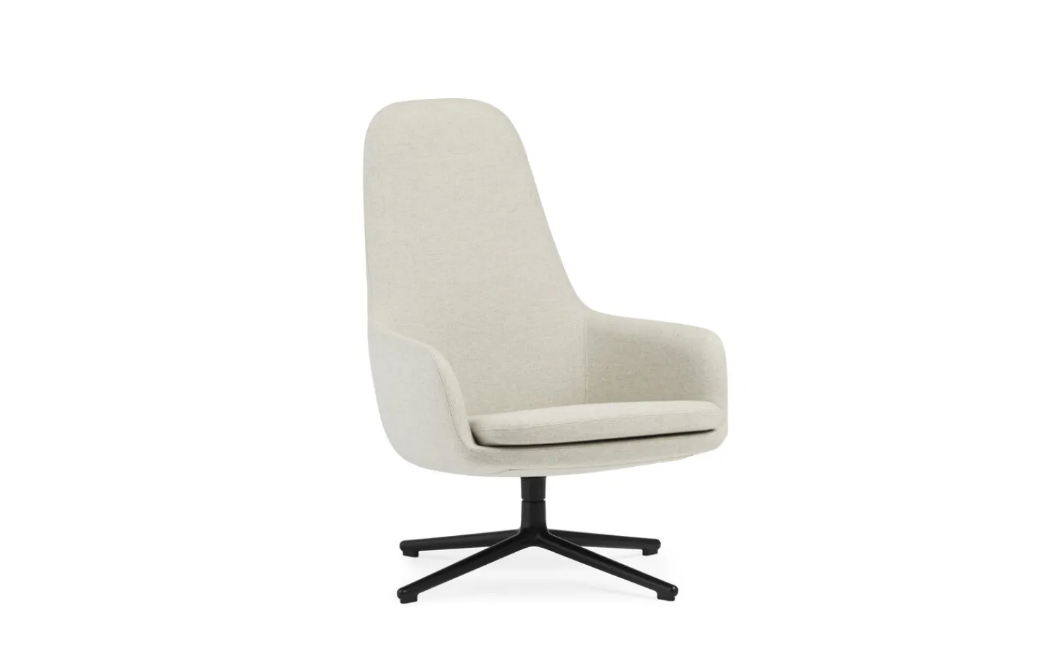 - Era Lounge Chair High Swivel Black Alu^Normann Copenhagen Best