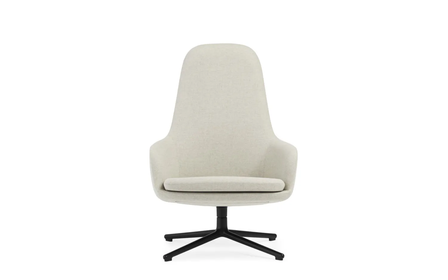 - Era Lounge Chair High Swivel Black Alu^Normann Copenhagen Best