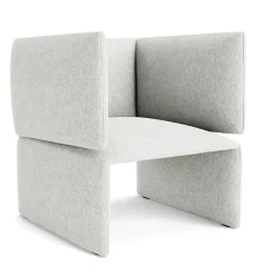 - Fold Lounge Chair - lys grå - Hallingdal 110^Normann Copenhagen Hot