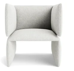 - Fold Lounge Chair - lys grå - Hallingdal 110^Normann Copenhagen Hot