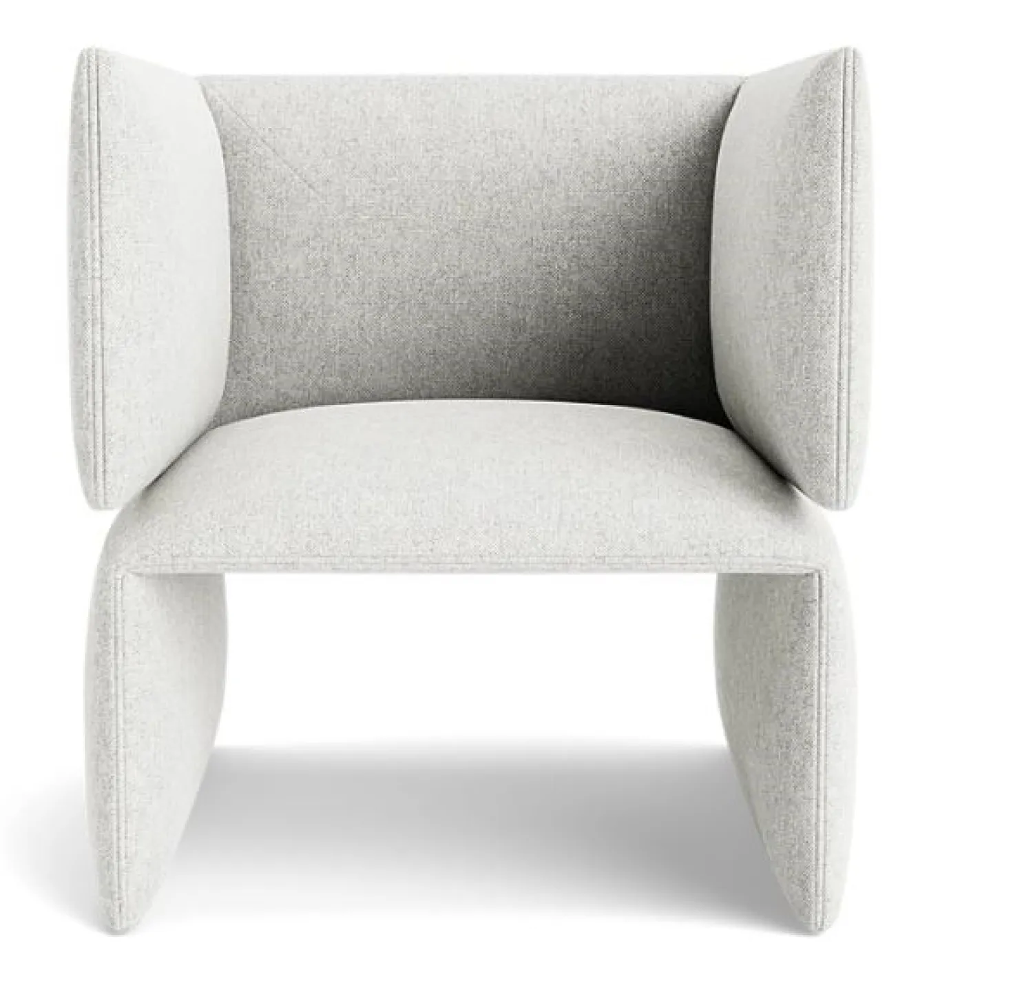 - Fold Lounge Chair - lys grå - Hallingdal 110^Normann Copenhagen Hot