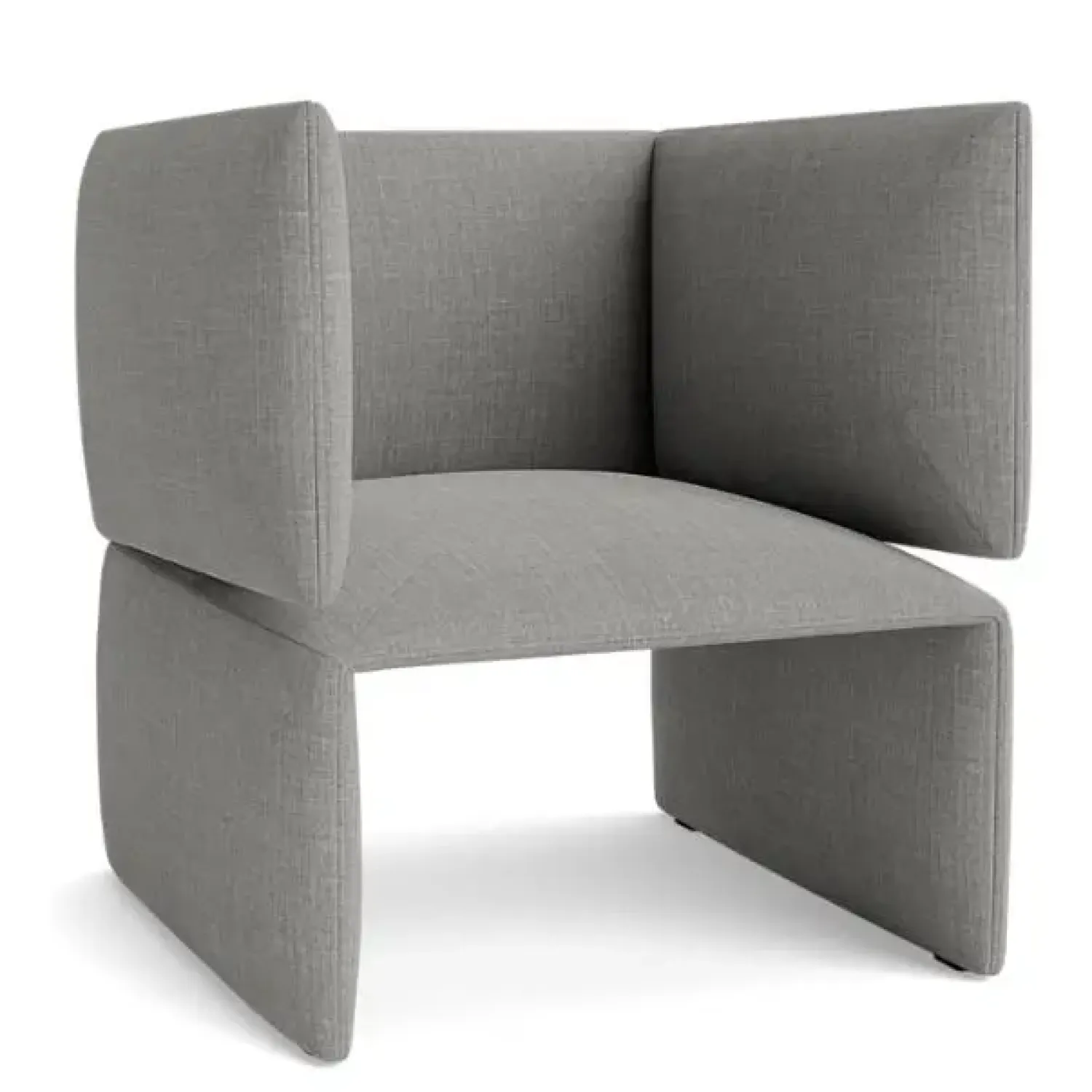 - Fold Lounge Chair - grå - Remix 133*Normann Copenhagen Discount