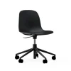 - Form Chair Swivel 5W Gas Lift Black Alu*Normann Copenhagen
