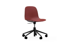 - Form Chair Swivel 5W Gas Lift Black Alu^Normann Copenhagen New