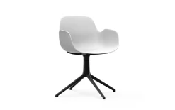 - Form Armchair Swivel 4L Black Alu*Normann Copenhagen Best