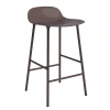 - Form Barstool 65 cm - Brun/Stål*Normann Copenhagen Outlet