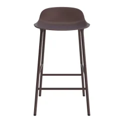 - Form Barstool 65 cm - Brun/Stål*Normann Copenhagen Outlet