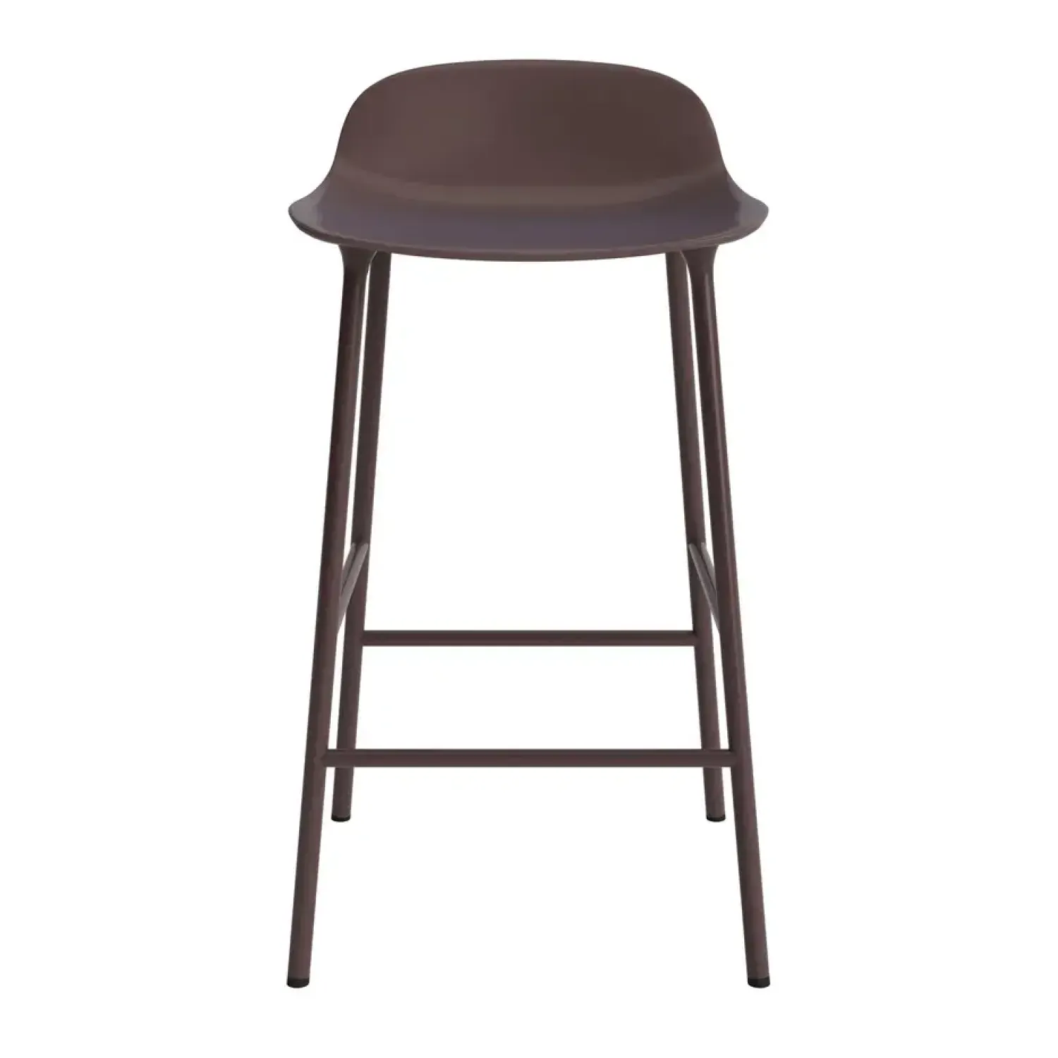 - Form Barstool 65 cm - Brun/Stål*Normann Copenhagen Outlet