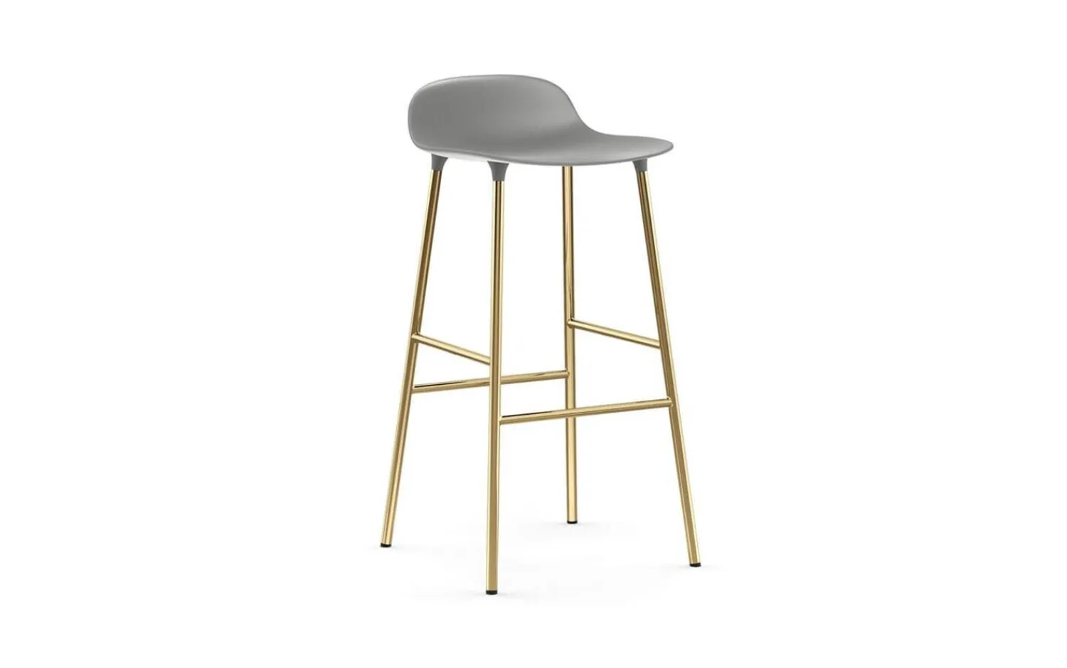 - Form Barstool 75 cm Brass^Normann Copenhagen Best