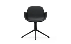 - Form Armchair Swivel 4L Black Alu*Normann Copenhagen