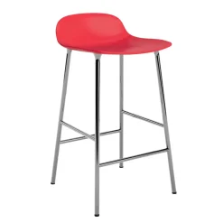 - Form Barstool 65 cm - Rød/krom*Normann Copenhagen Clearance