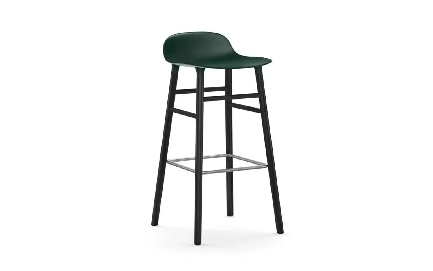 - Form Barstool 75 cm Black Oak*Normann Copenhagen
