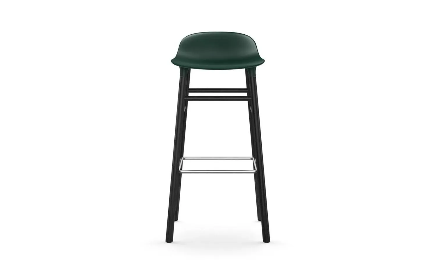 - Form Barstool 75 cm Black Oak*Normann Copenhagen