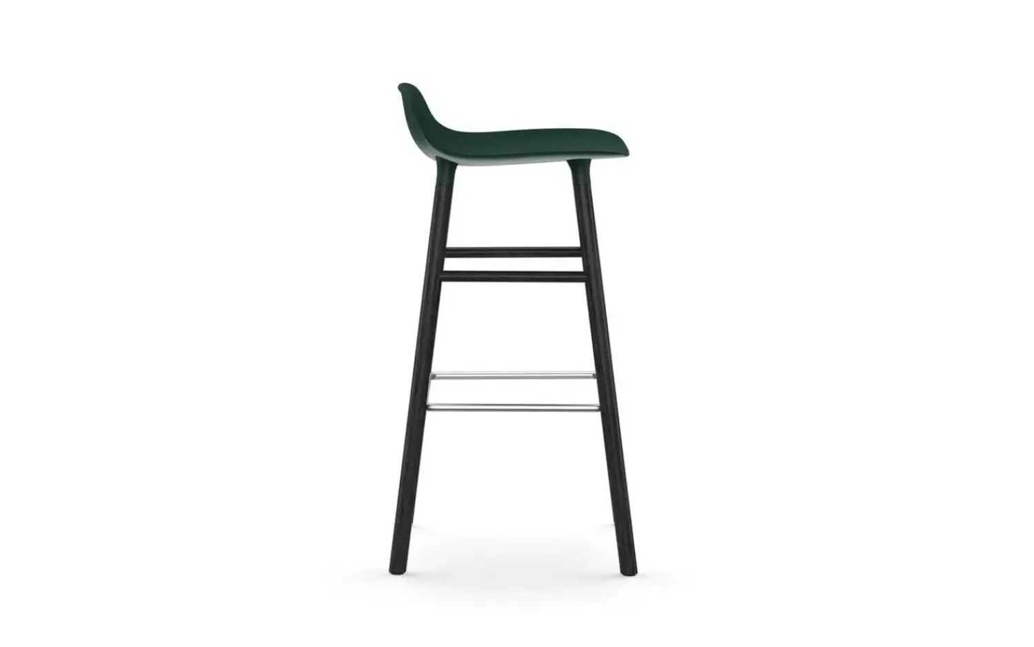 - Form Barstool 75 cm Black Oak*Normann Copenhagen