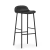 - Form Barstool 75 cm Full Upholstery Steel^Normann Copenhagen