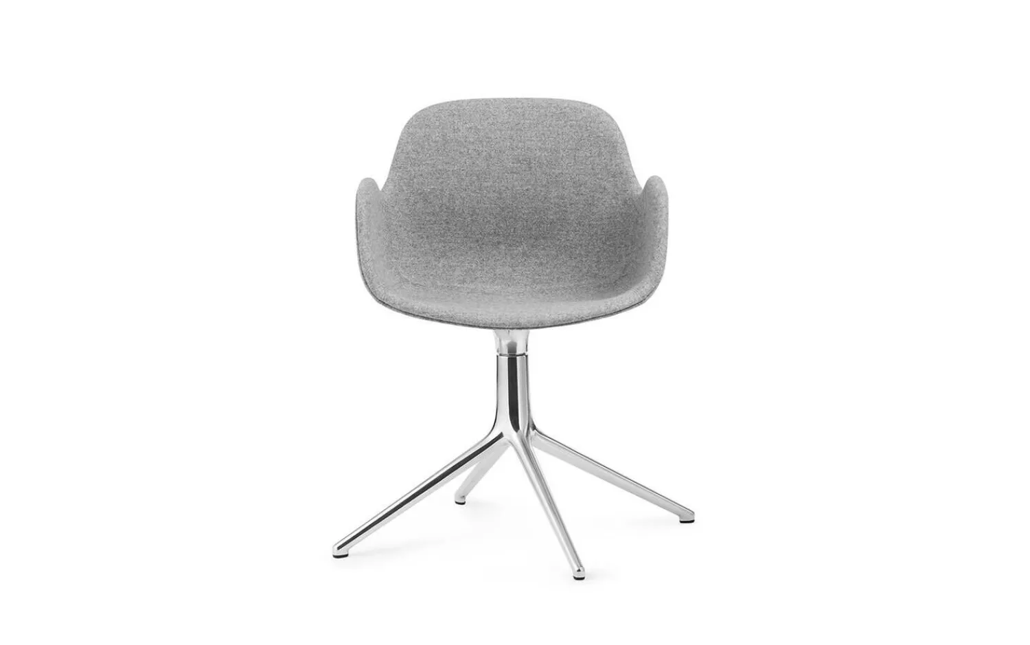 - Form Armchair Swivel 4L Full Uph. Alu*Normann Copenhagen