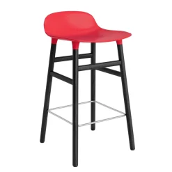 - Form Barstool 65 cm - Rød/Sort eg*Normann Copenhagen Hot