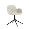 - Form Armchair Swivel 4L Full Uph. Black Alu*Normann Copenhagen Sale