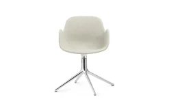 - Form Armchair Swivel 4L Full Uph. Alu^Normann Copenhagen