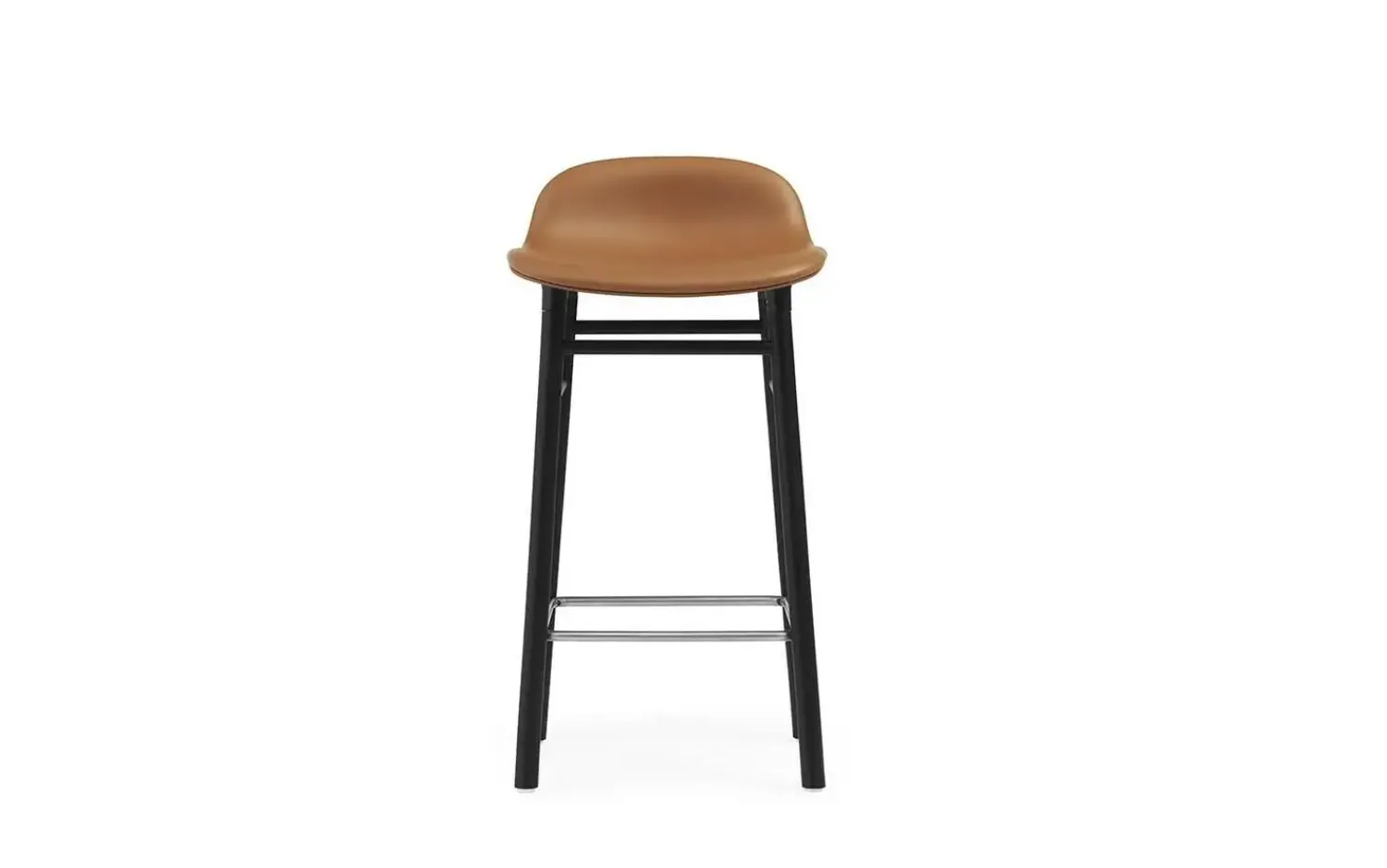 - Form Barstool 65 cm Full Upholstery Black Oak^Normann Copenhagen Best
