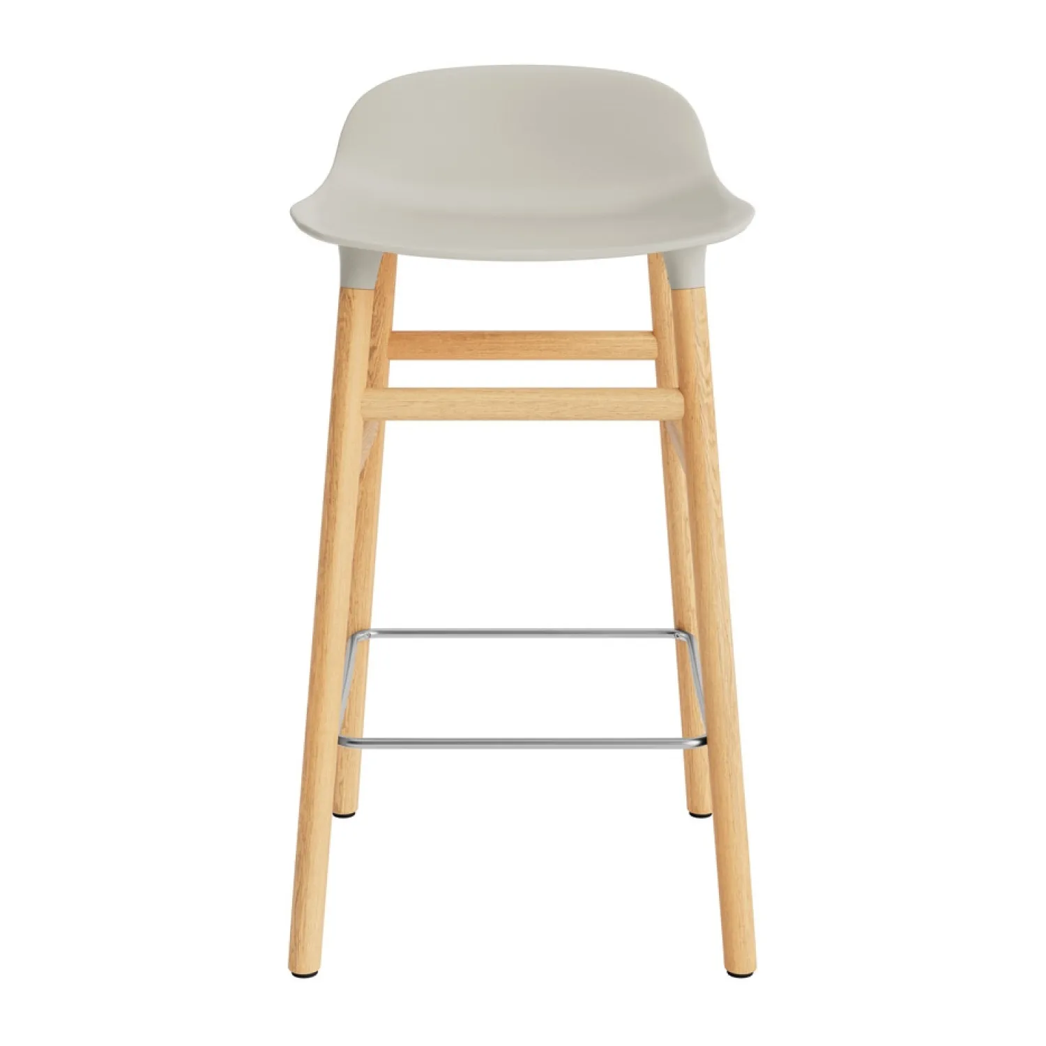 - Form Barstool 65 cm - Lys grå/Eg*Normann Copenhagen Outlet