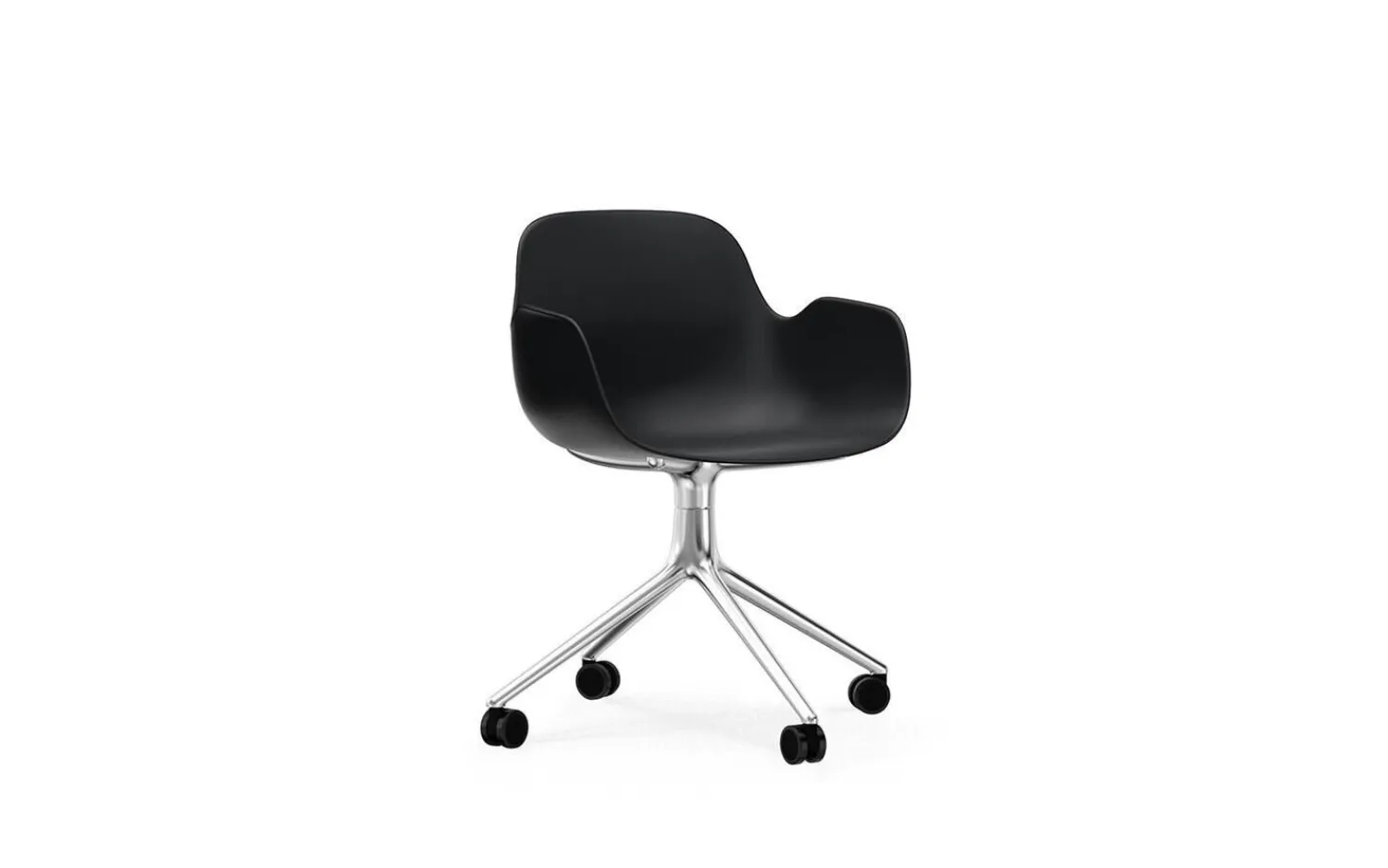 - Form Armchair Swivel 4W Alu*Normann Copenhagen