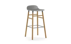 - Form Barstool 75 cm Oak^Normann Copenhagen Best