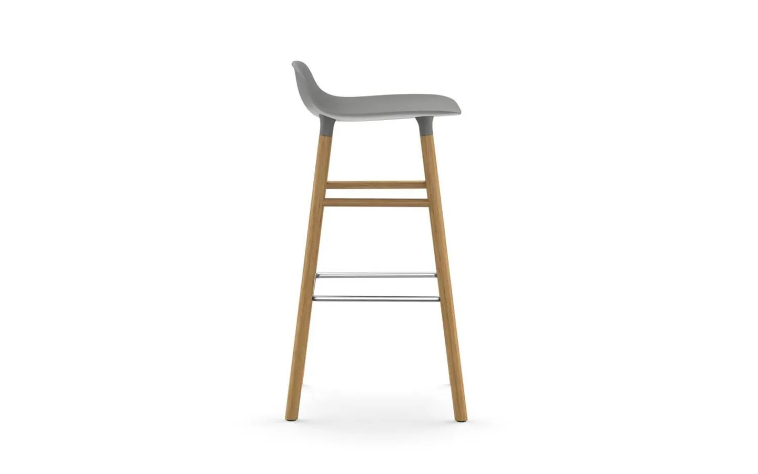 - Form Barstool 75 cm Oak^Normann Copenhagen Best