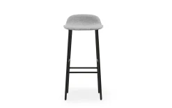 - Form Barstool 75 cm Full Upholstery Steel^Normann Copenhagen Discount