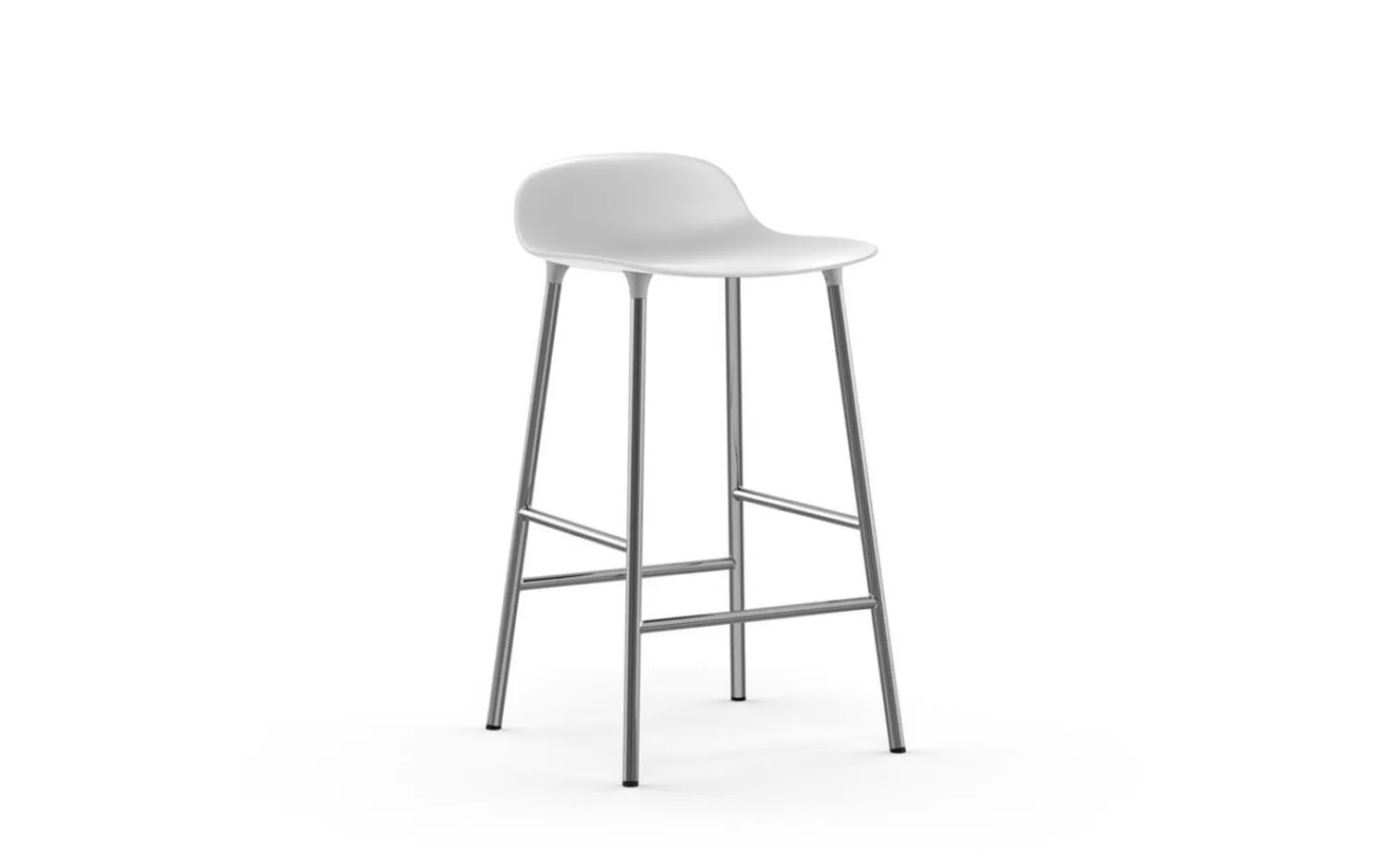 - Form Barstool 65 cm Chrome^Normann Copenhagen Best